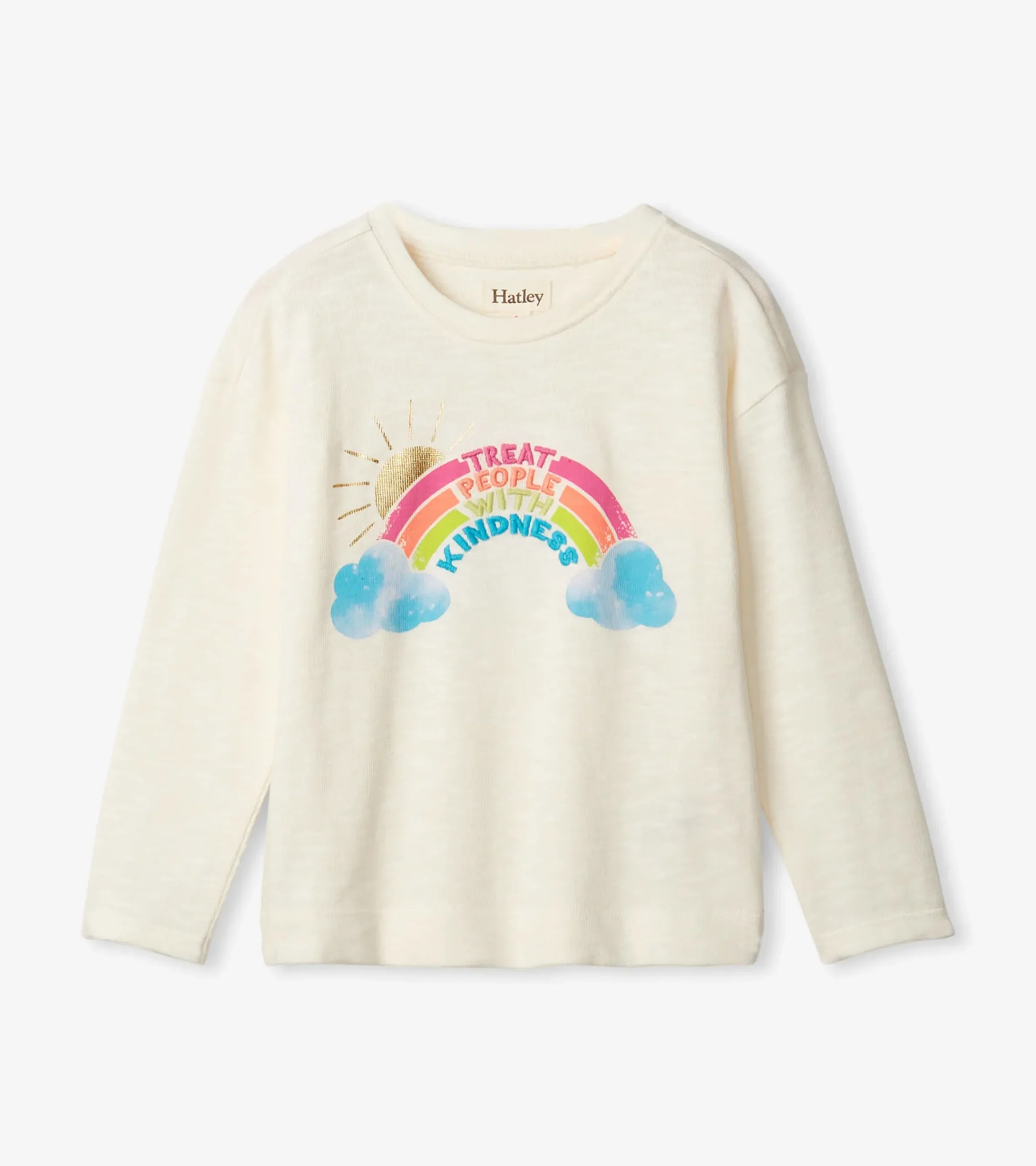 Outlet Hatley Girls Kindness Long Sleeve T-Shirt
