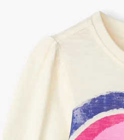 Outlet Hatley Girls Layered Hearts Long Sleeve Graphic Tee