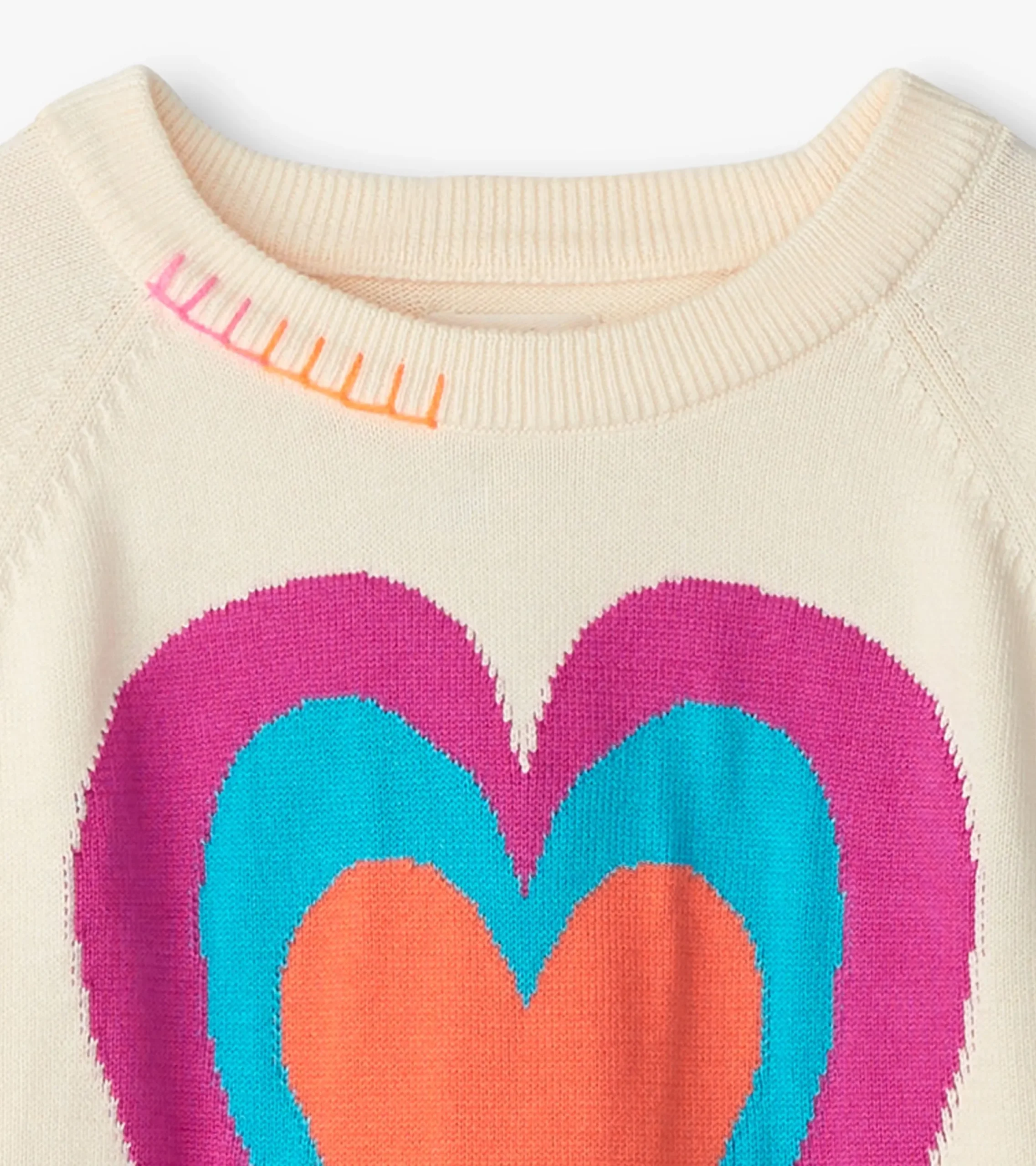 Hot Hatley Girls Layered Hearts Sweater