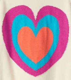 Hot Hatley Girls Layered Hearts Sweater