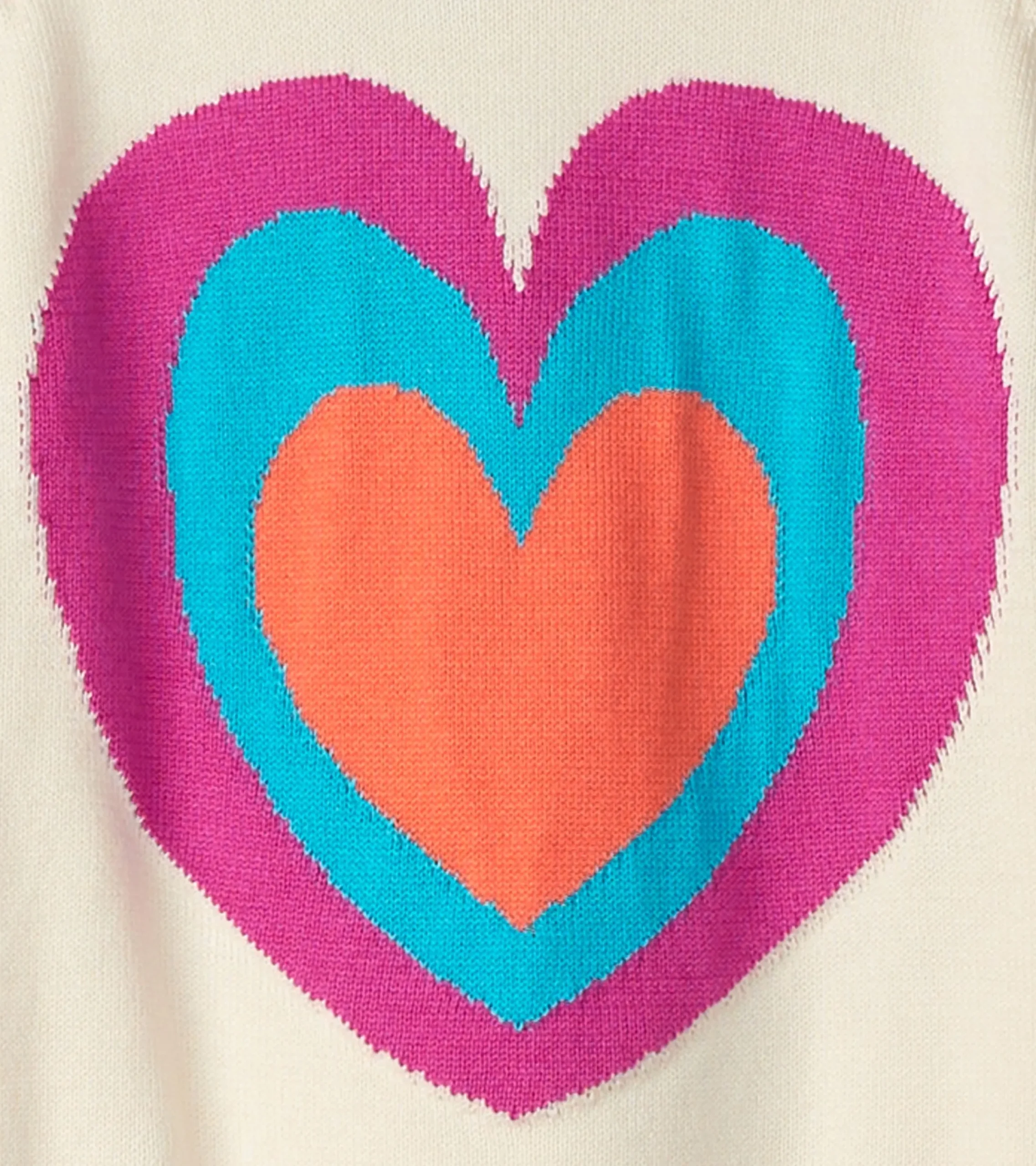 Hot Hatley Girls Layered Hearts Sweater