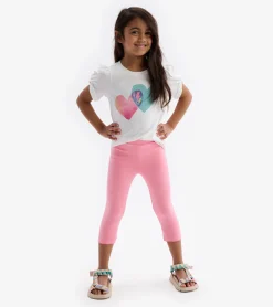 Clearance Hatley Girls Light Pink Leggings