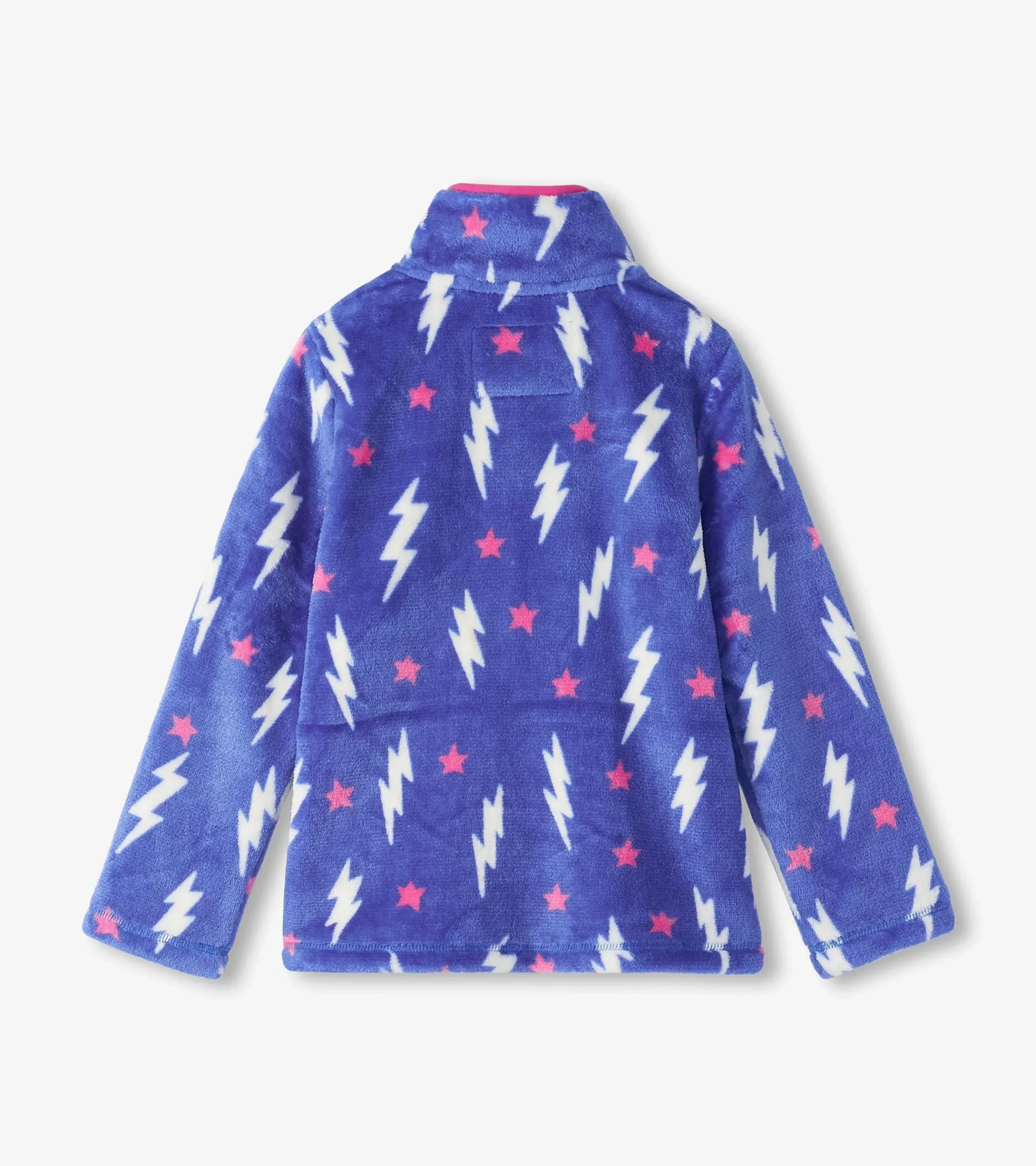 Sale Hatley Girls Lightning Bolts Fuzzy Fleece Zip-Up Jacket