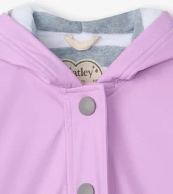 Online Hatley Girls Lilac Button-Up Rain Jacket