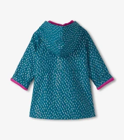 Sale Hatley Girls Mini Lightning Bolts Zip-Up Rain Jacket