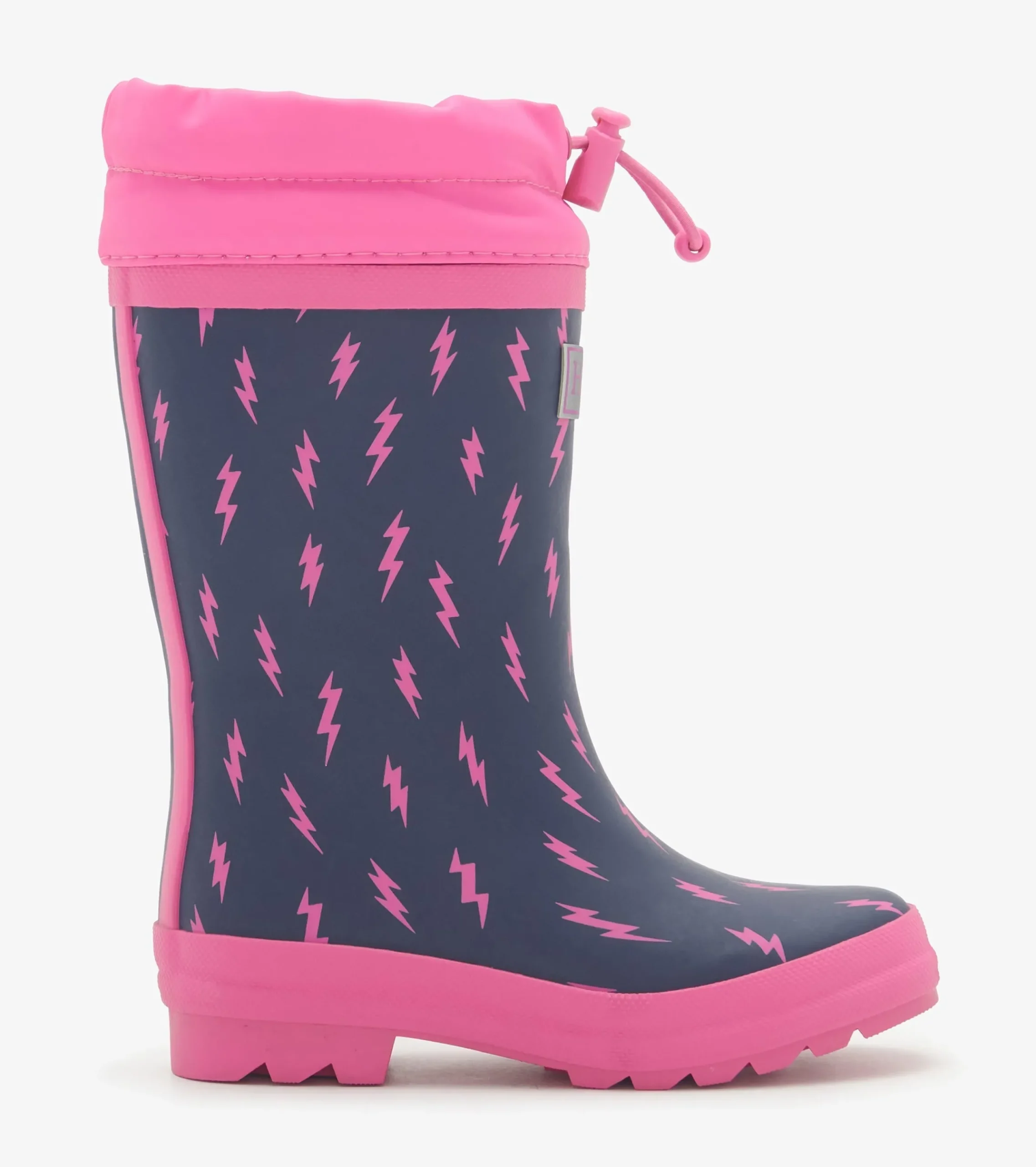 Sale Hatley Girls Mini Lightning Bolts Sherpa Lined Rain Boots