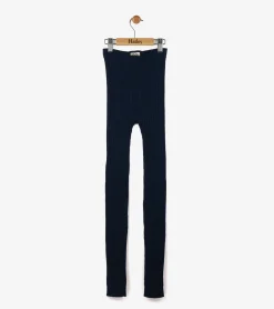 New Hatley Girls Navy Cable Knit Tights