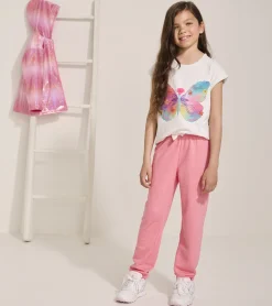 Hot Hatley Girls Painted Butterfly Relaxed T-Shirt