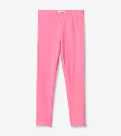 Hatley Girls Pink Cozy Leggings