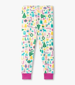 Outlet Hatley Girls Pink Falala Pajama Set