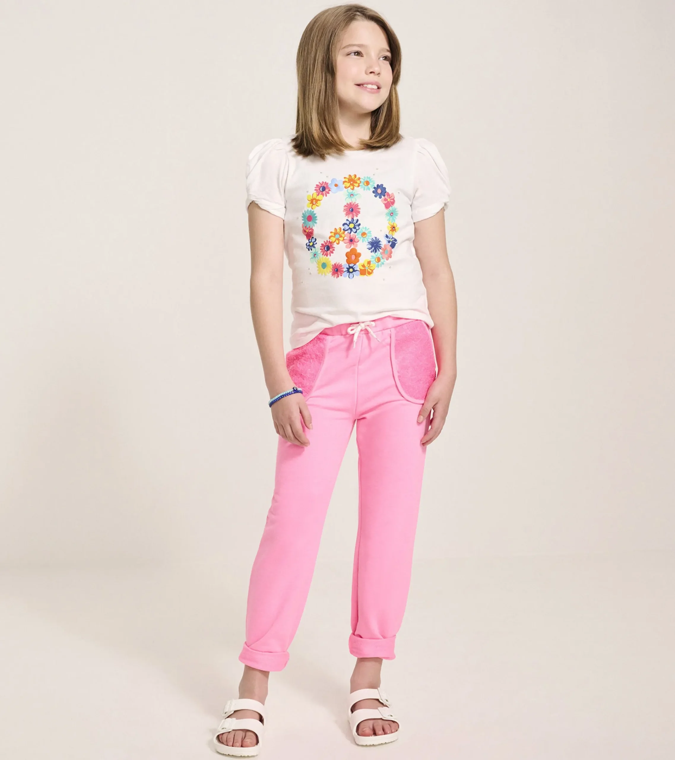 Hot Hatley Girls Pink Neon Track Pants