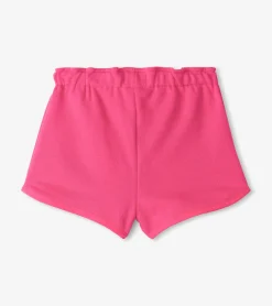 New Hatley Girls Pink Paper Bag Shorts