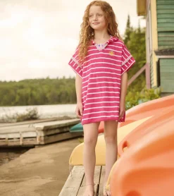 Online Hatley Girls Pink Paradise Hooded Cover-Up