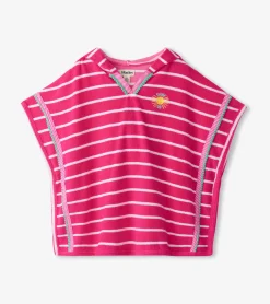Online Hatley Girls Pink Paradise Hooded Cover-Up
