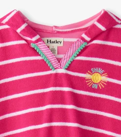 Online Hatley Girls Pink Paradise Hooded Cover-Up