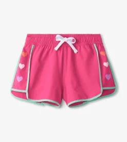 Hatley Girls Pink Quick Dry Shorts