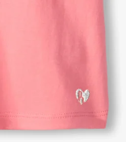 New Hatley Girls Pink Sachet Twisted Sleeve Tee