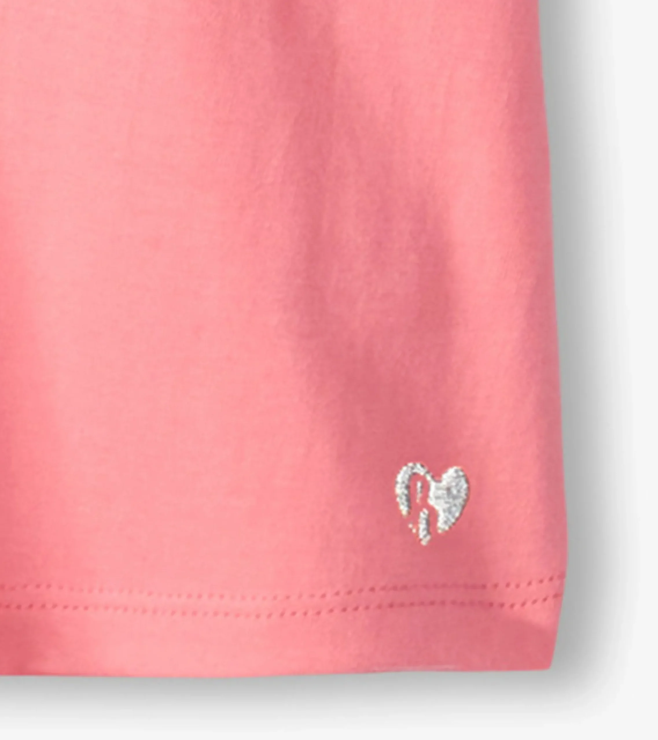 New Hatley Girls Pink Sachet Twisted Sleeve Tee
