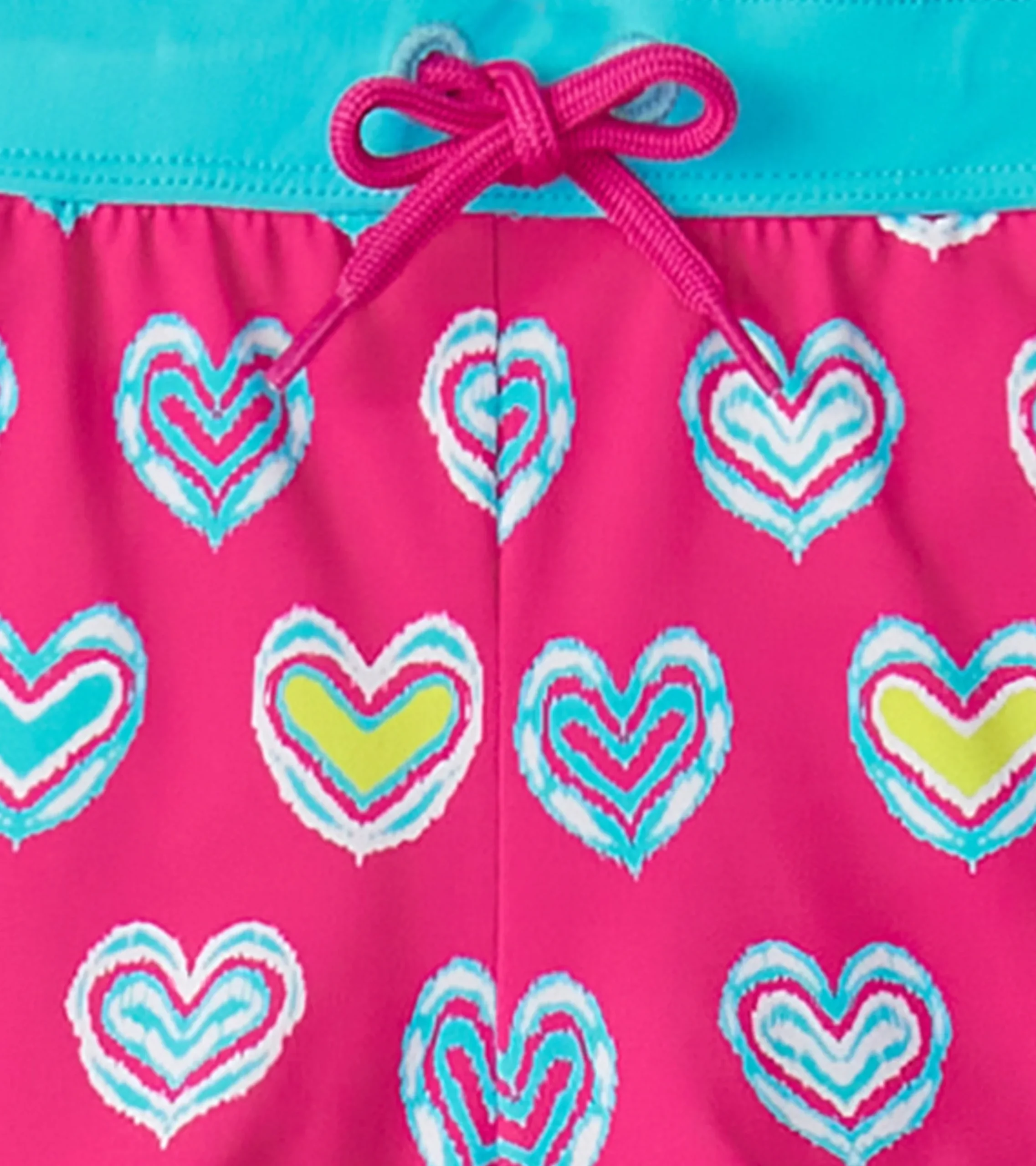 Discount Hatley Girls Pink Shibori Swim Shorts
