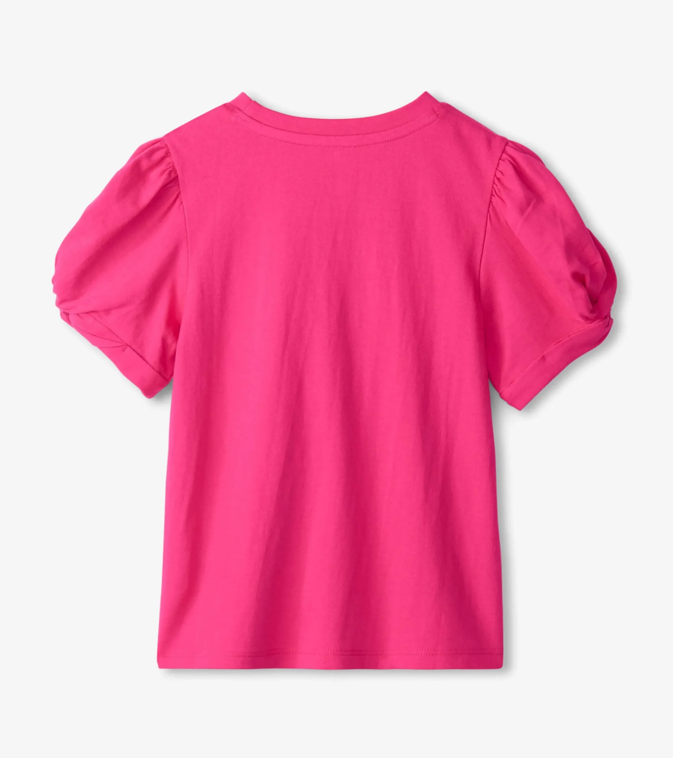 Best Hatley Girls Pink Twisted Sleeve Tee