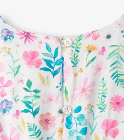 New Hatley Girls Pressed Flower Garden Dress
