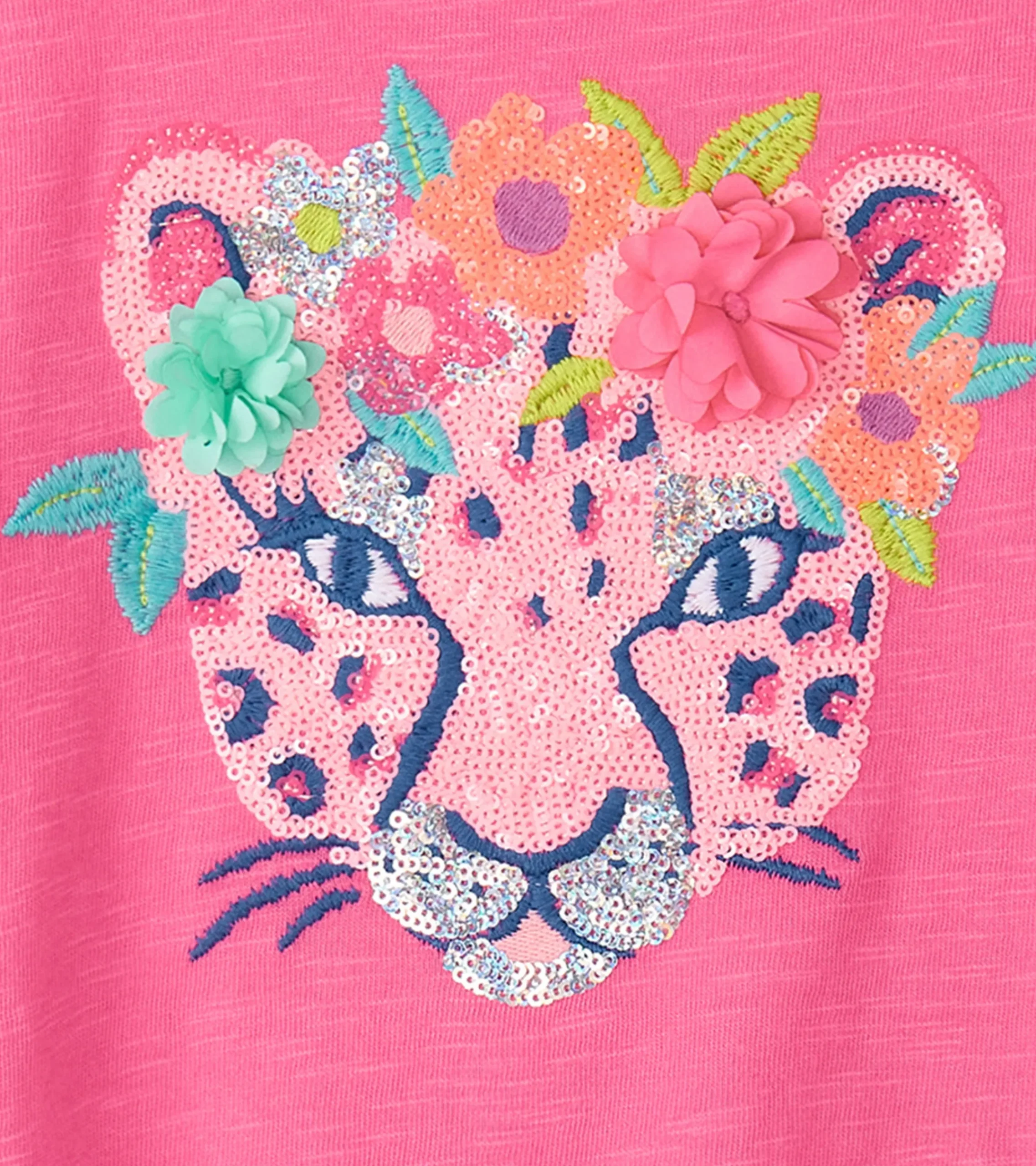 Best Hatley Girls Pretty Cheetah Graphic Tee