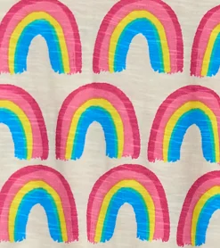 Outlet Hatley Girls Pretty Rainbows Drop Waist Dress