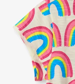 Outlet Hatley Girls Pretty Rainbows Drop Waist Dress