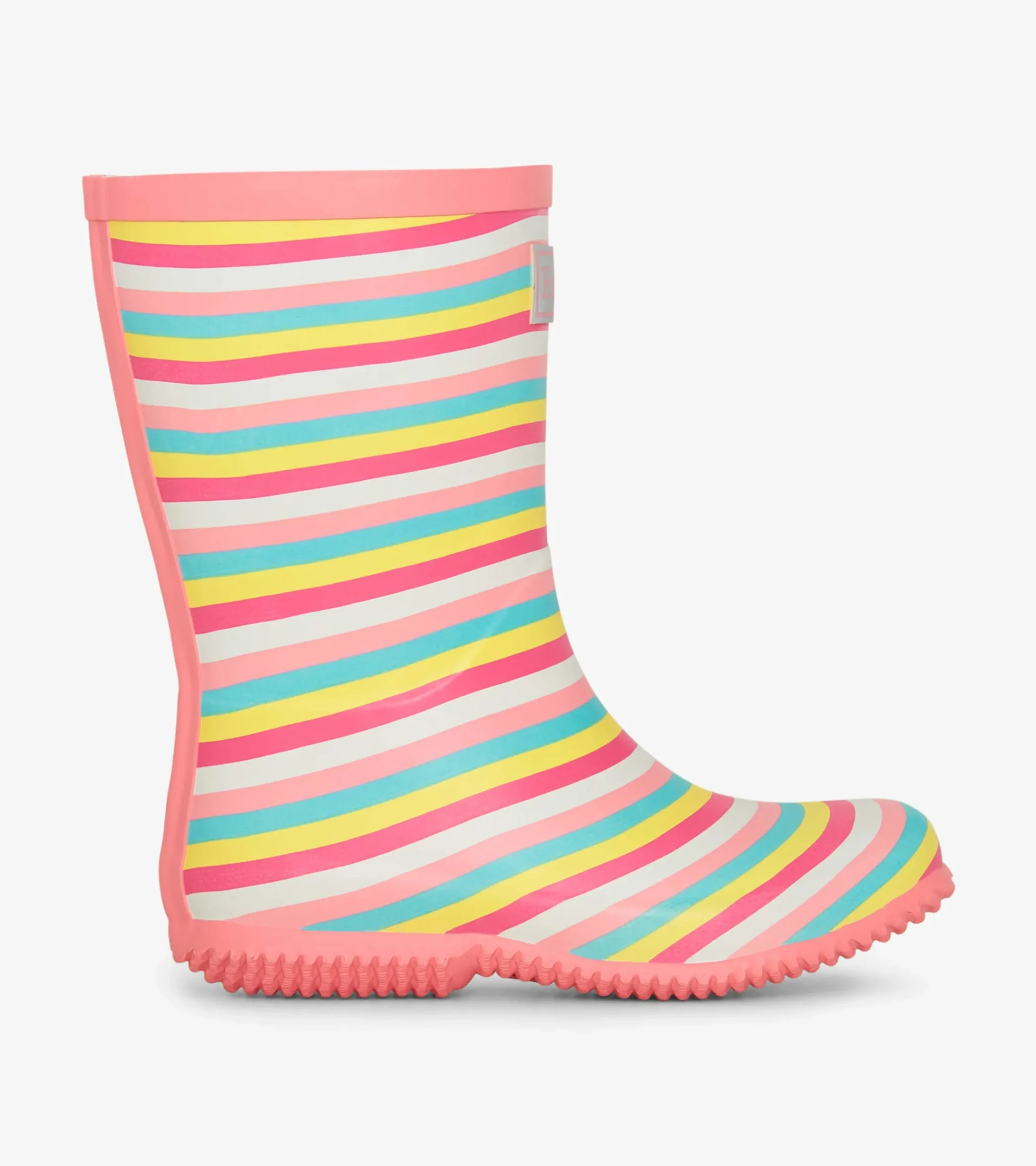 New Hatley Girls Pretty Stripes Packable Rain Boots
