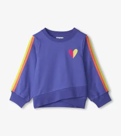 Best Hatley Girls Rainbow Crossover Sweater