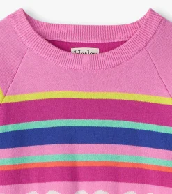 Online Hatley Girls Rainbow Heart Sweater