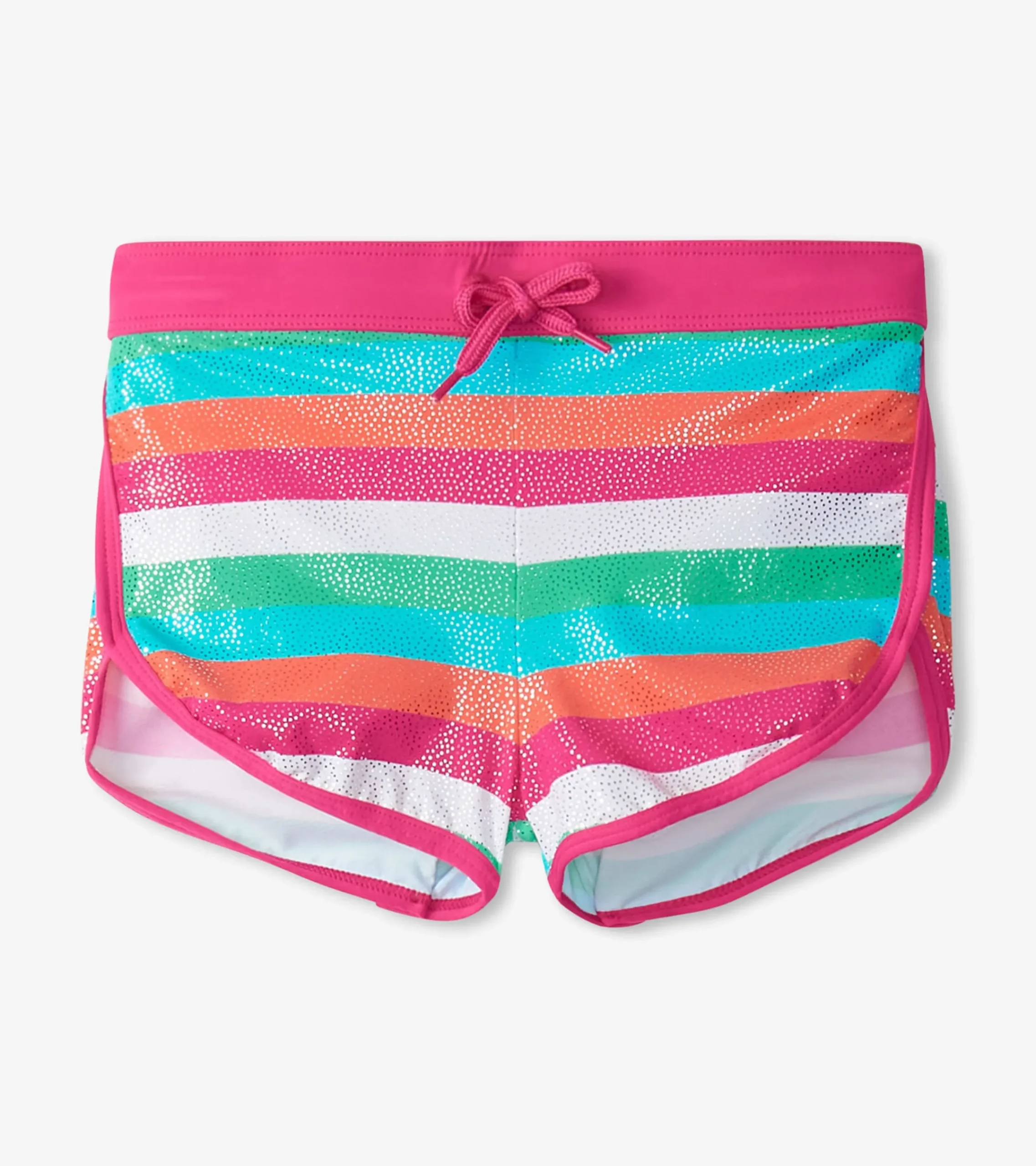 Clearance Hatley Girls Rainbow Palm Swim Shorts