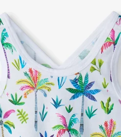 Hot Hatley Girls Rainbow Palms Trapeze Dress