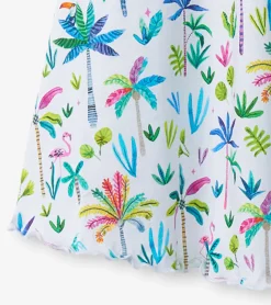 Hot Hatley Girls Rainbow Palms Trapeze Dress