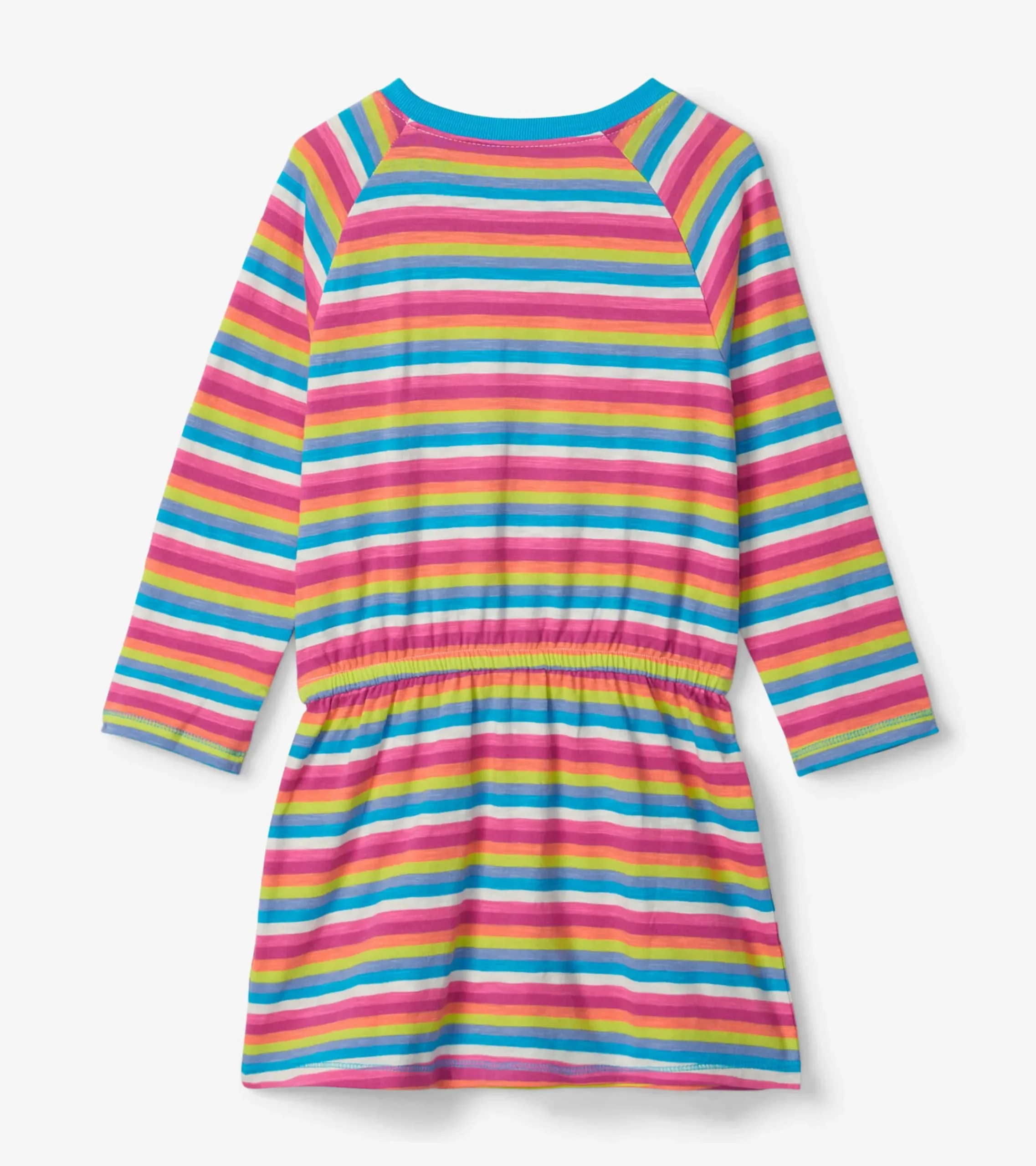 Clearance Hatley Girls Rainbow Stripes Drop Waist Dress