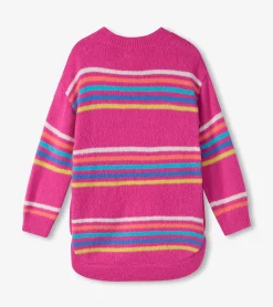 Hatley Girls Rainbow Stripes Sweater Tunic