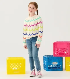 Sale Hatley Girls Rainbow Sweater