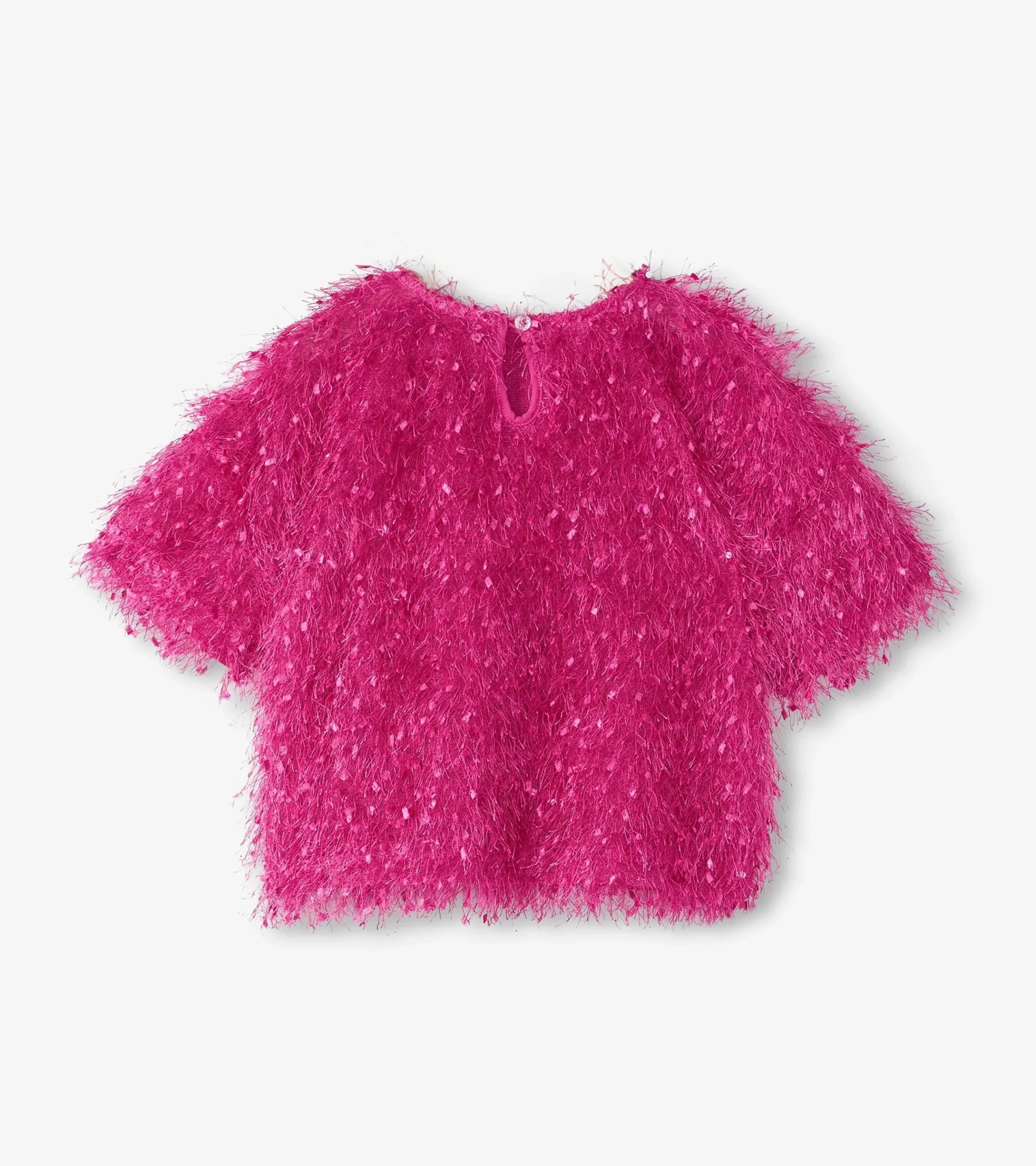Clearance Hatley Girls Rose Violet Fluffy Knit Sweater