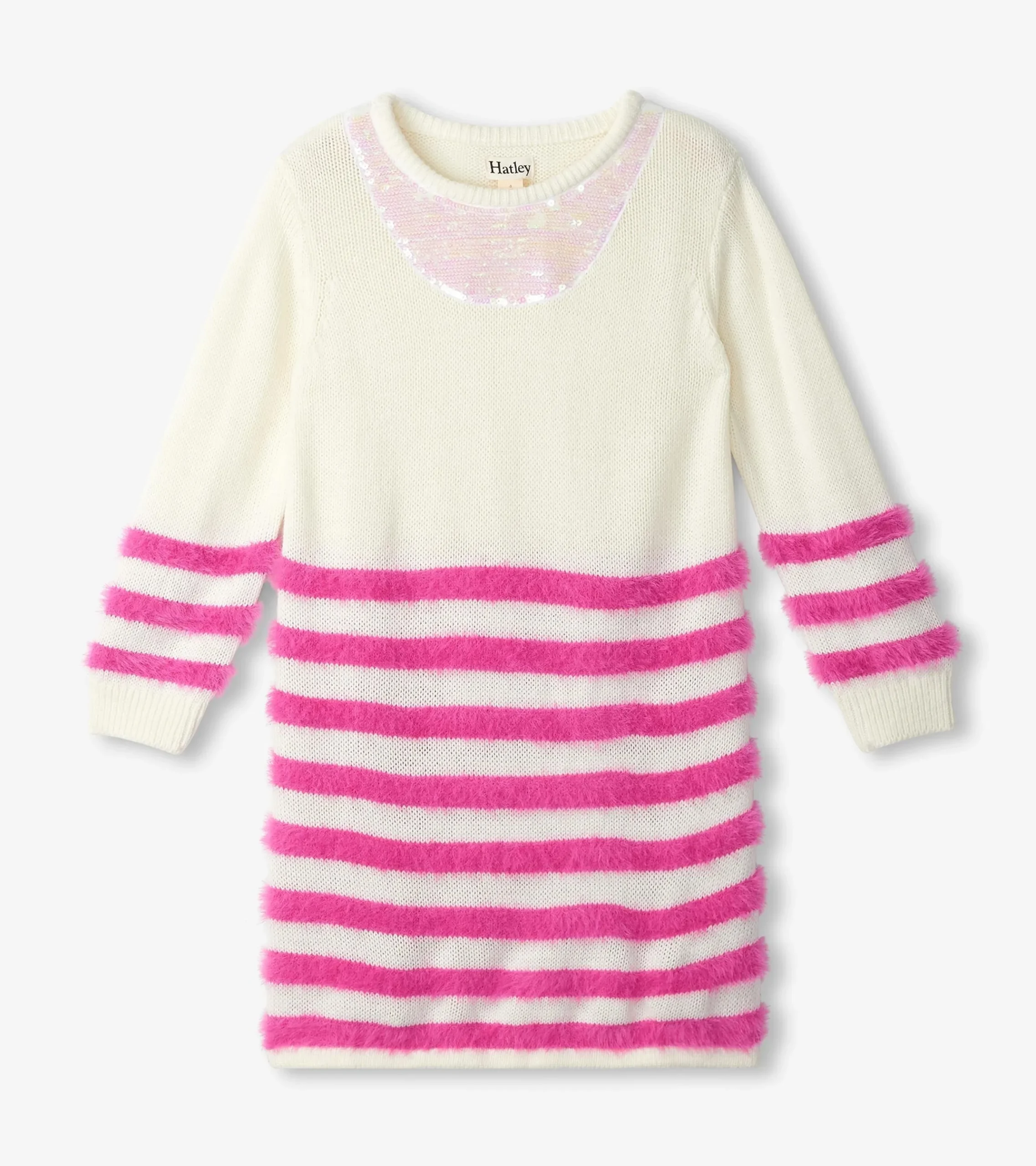 Hot Hatley Girls Rose Violet Sweater Dress