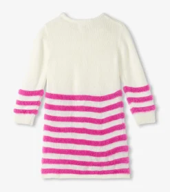 Hot Hatley Girls Rose Violet Sweater Dress