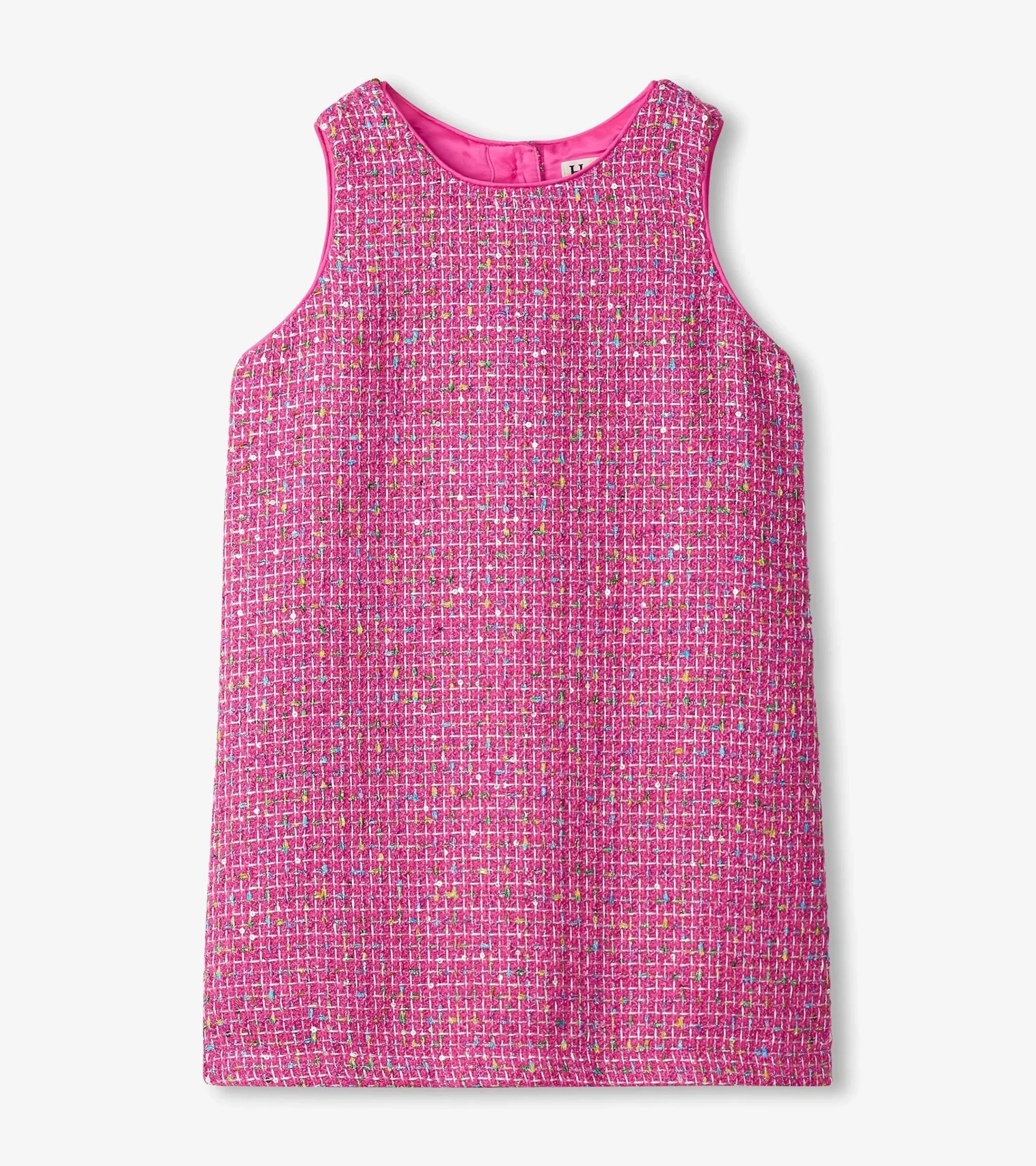New Hatley Girls Rose Violet Tweed Dress