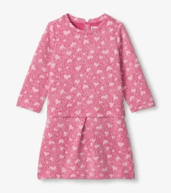 Clearance Hatley Girls Scattered Hearts Shift Dress