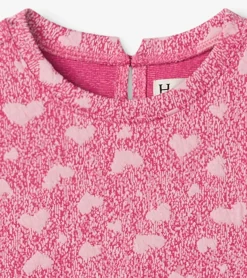 Clearance Hatley Girls Scattered Hearts Shift Dress