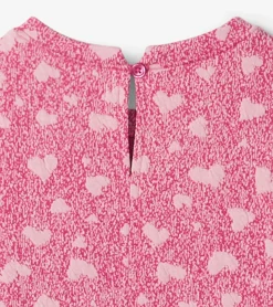 Clearance Hatley Girls Scattered Hearts Shift Dress