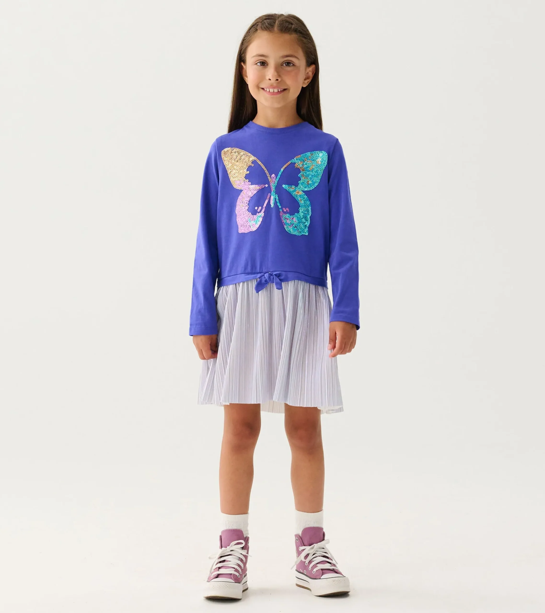 Sale Hatley Girls Sequin Butterfly Skirt Dress