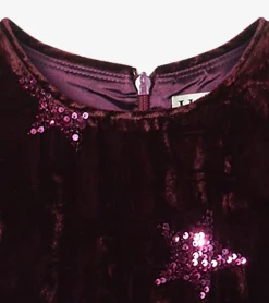 Hot Hatley Girls Sequin Stars Velvet Dress