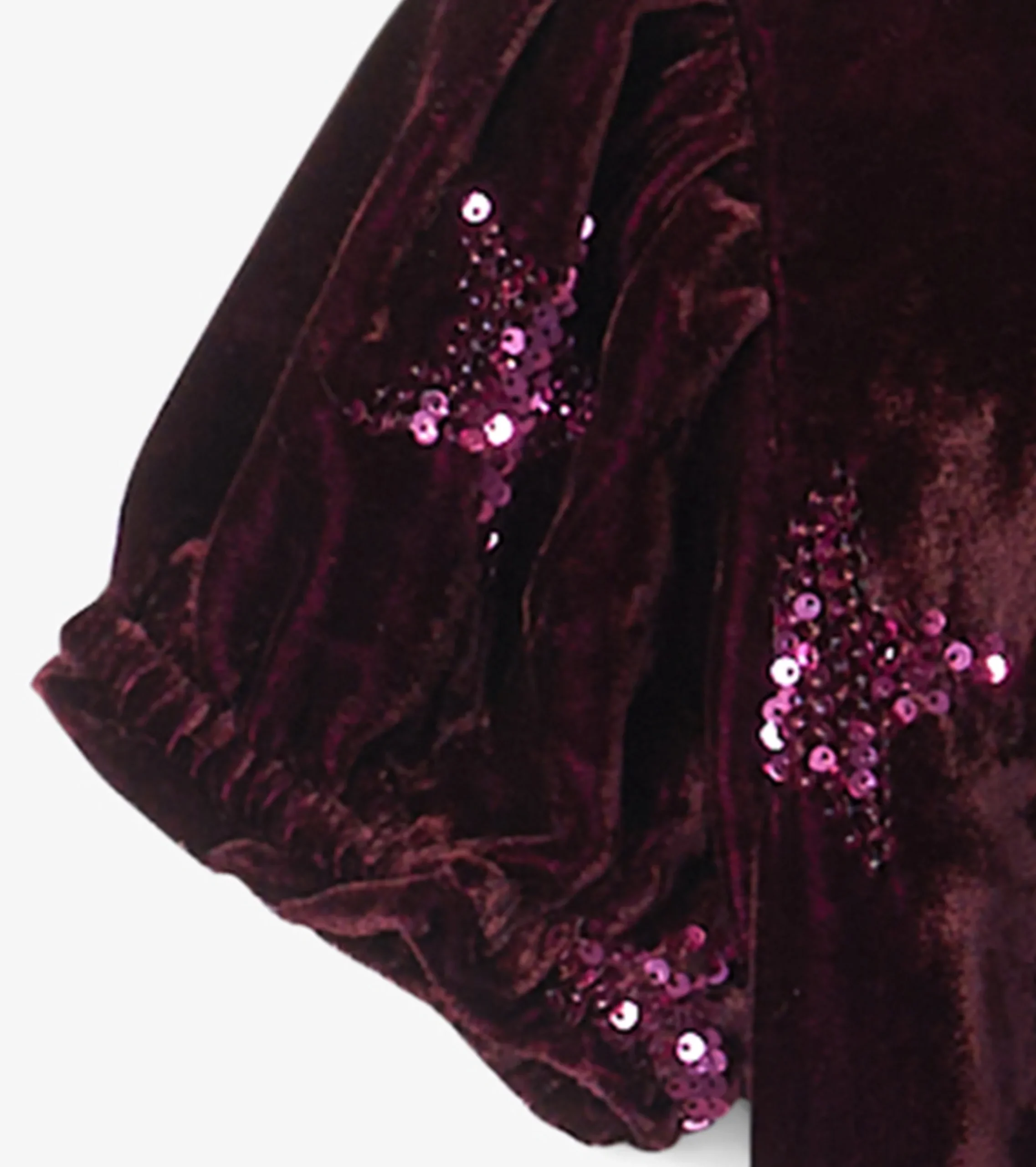 Hot Hatley Girls Sequin Stars Velvet Dress