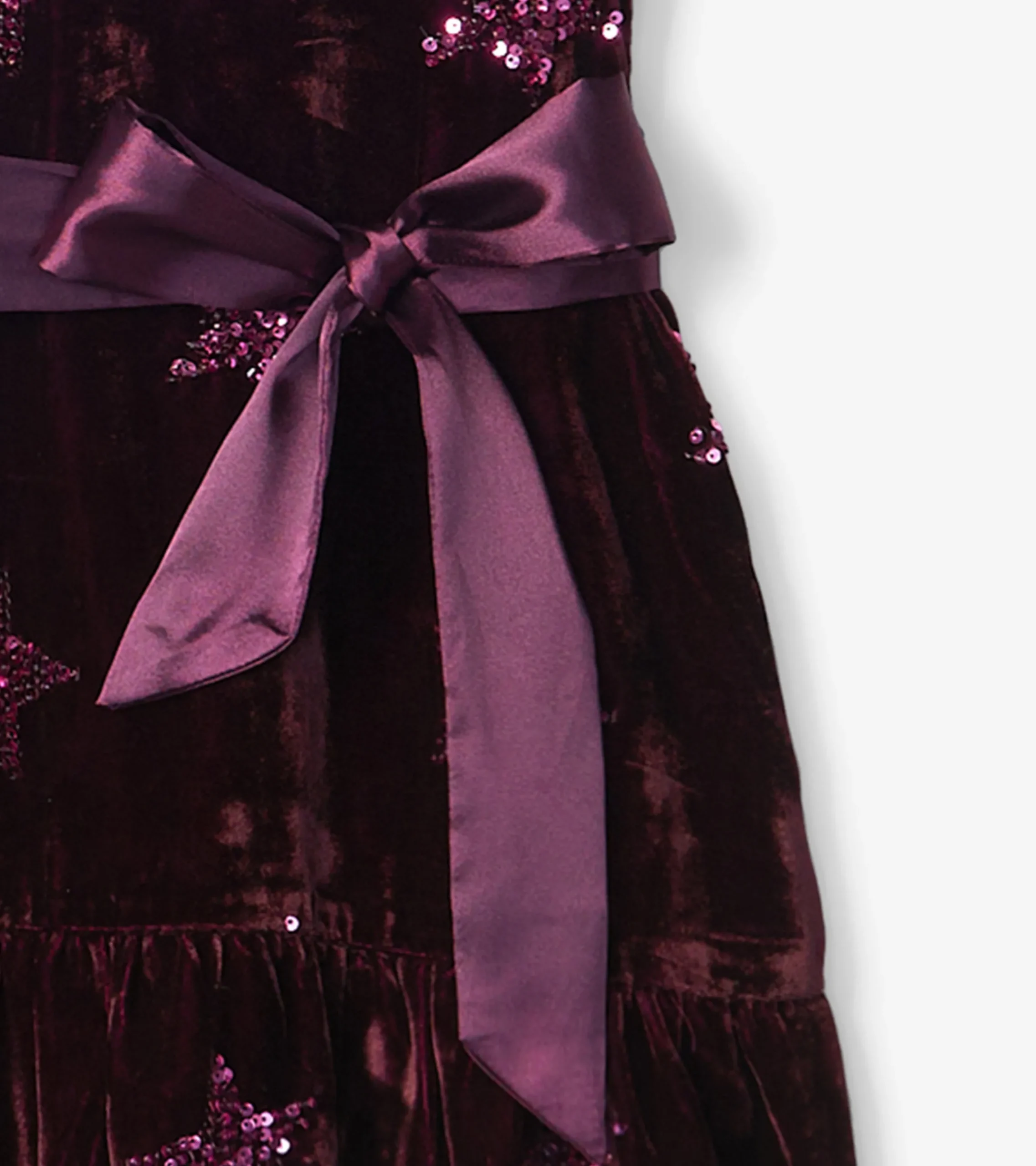 Hot Hatley Girls Sequin Stars Velvet Dress