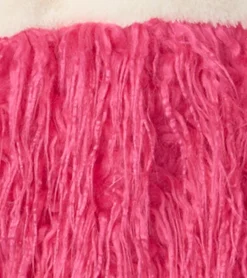 Discount Hatley Girls Sheer Pink Faux Fur Jacket