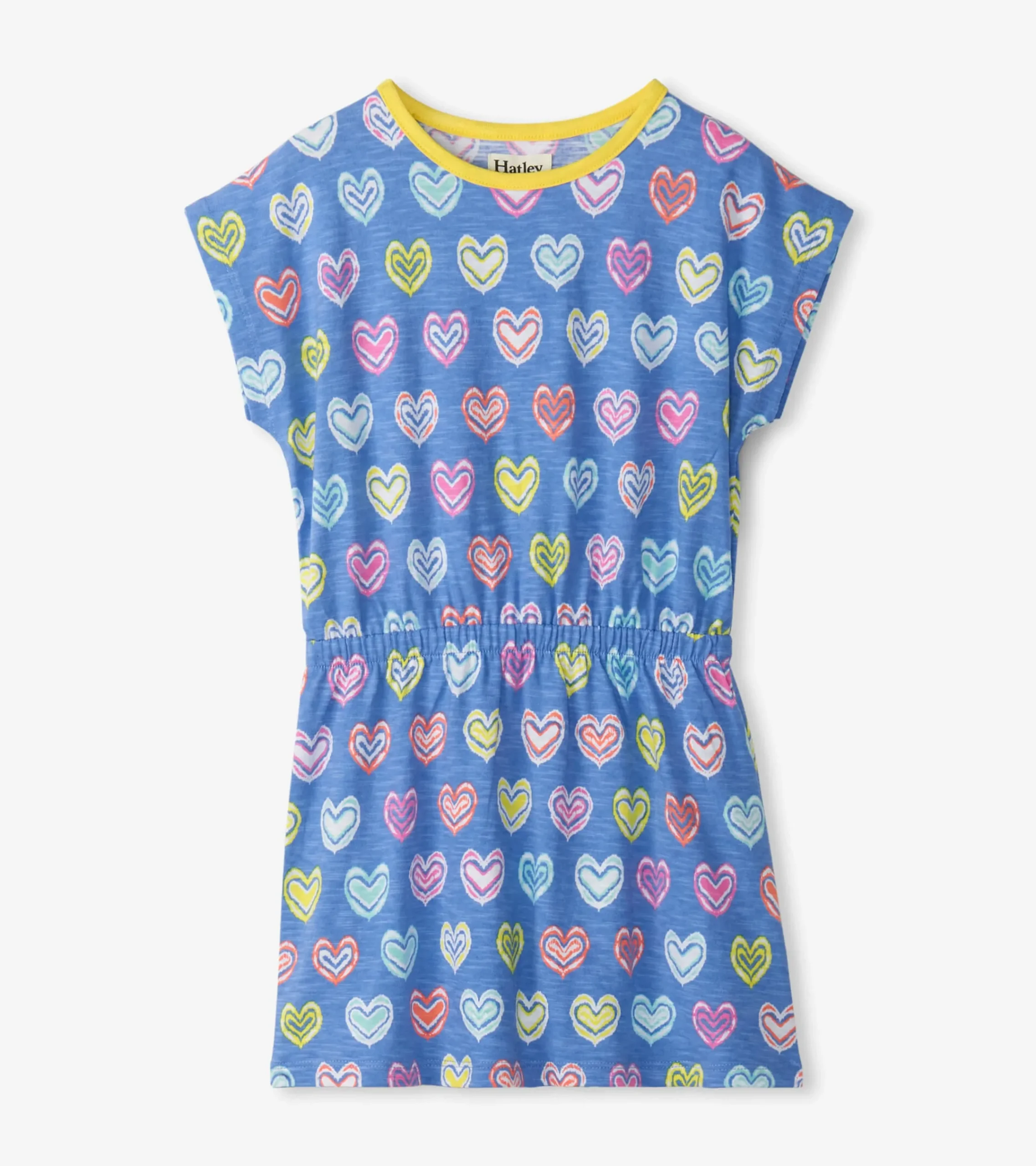 Hot Hatley Girls Shibori Hearts Relaxed Dress